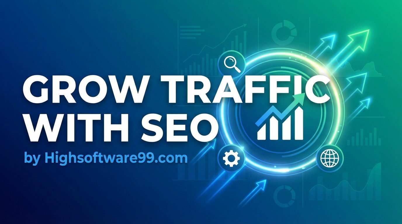 Grow Traffic with SEO by Highsoftware99.com