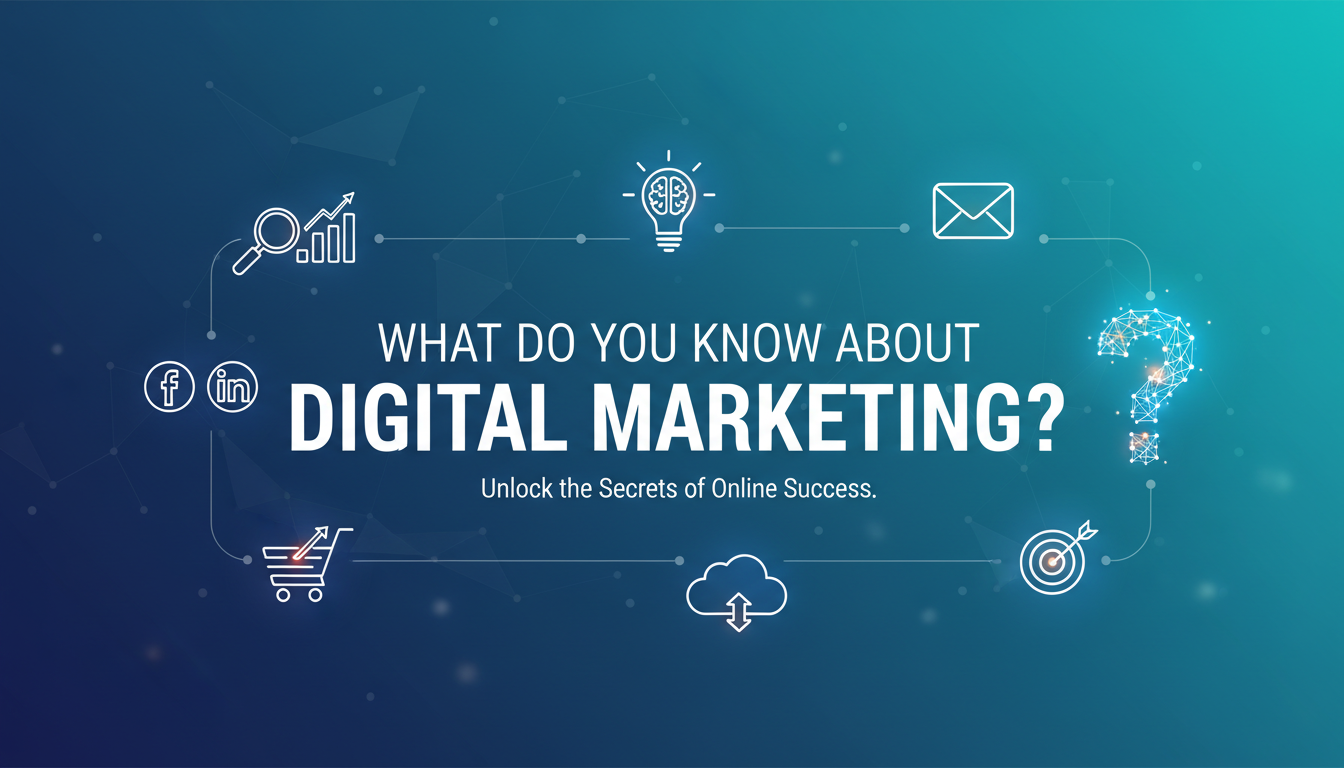 What Do You Know About Digital Marketing?