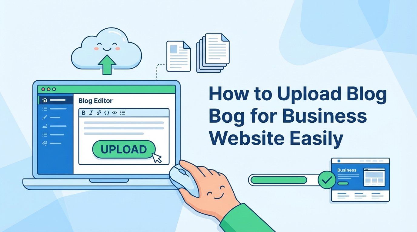 How to Upload Blog for Business Website Easily